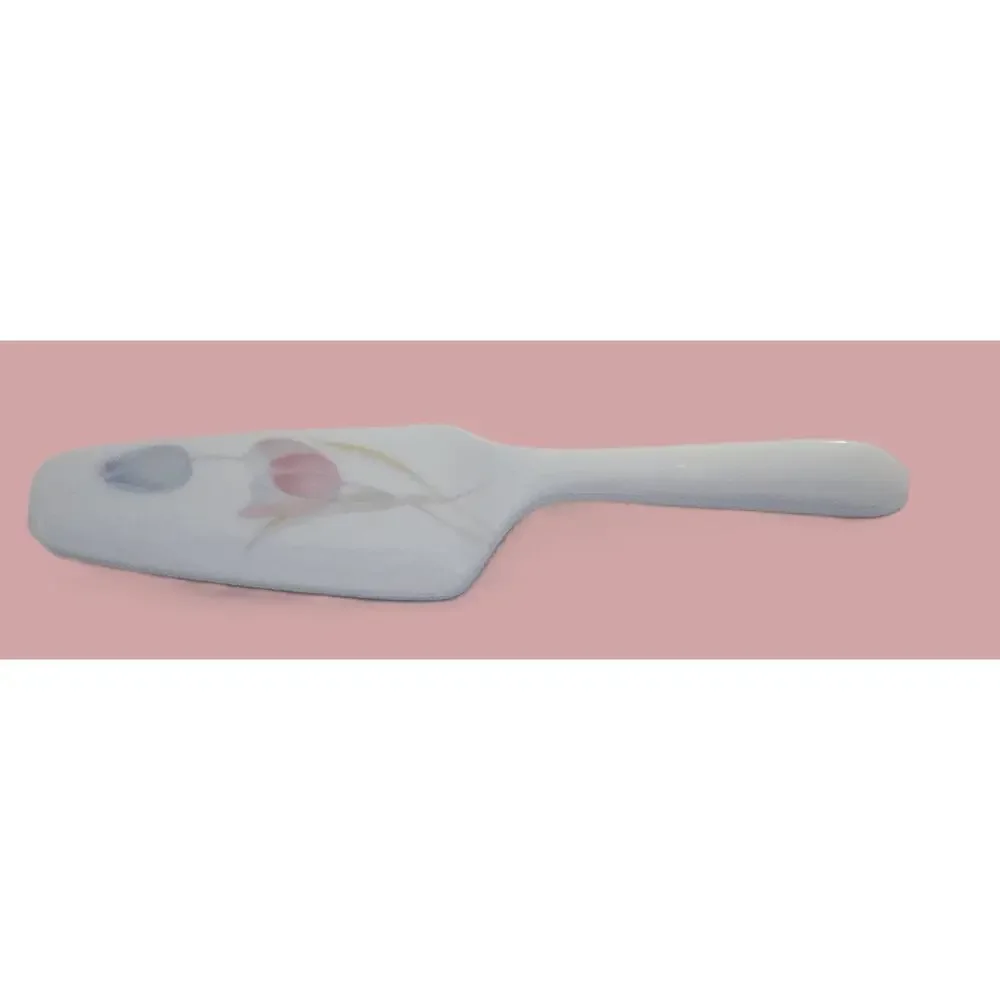 Mikasa Swiss Garden FX009 Bone China Pie Cake Server Floral Japan 10.5